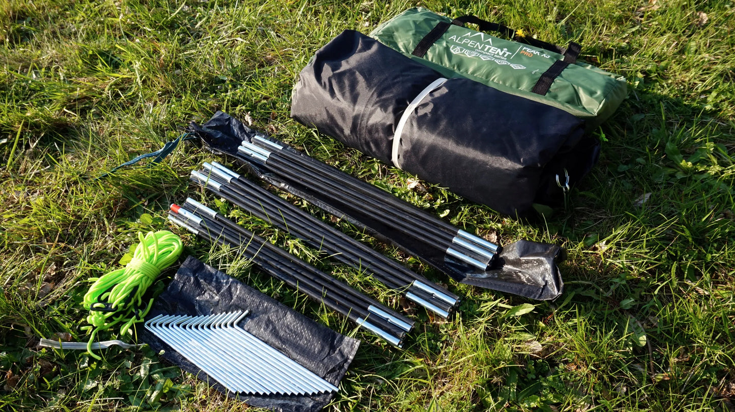 Trivietė palapinė AlpenTent Peak X3 PRO 3,9 kg
