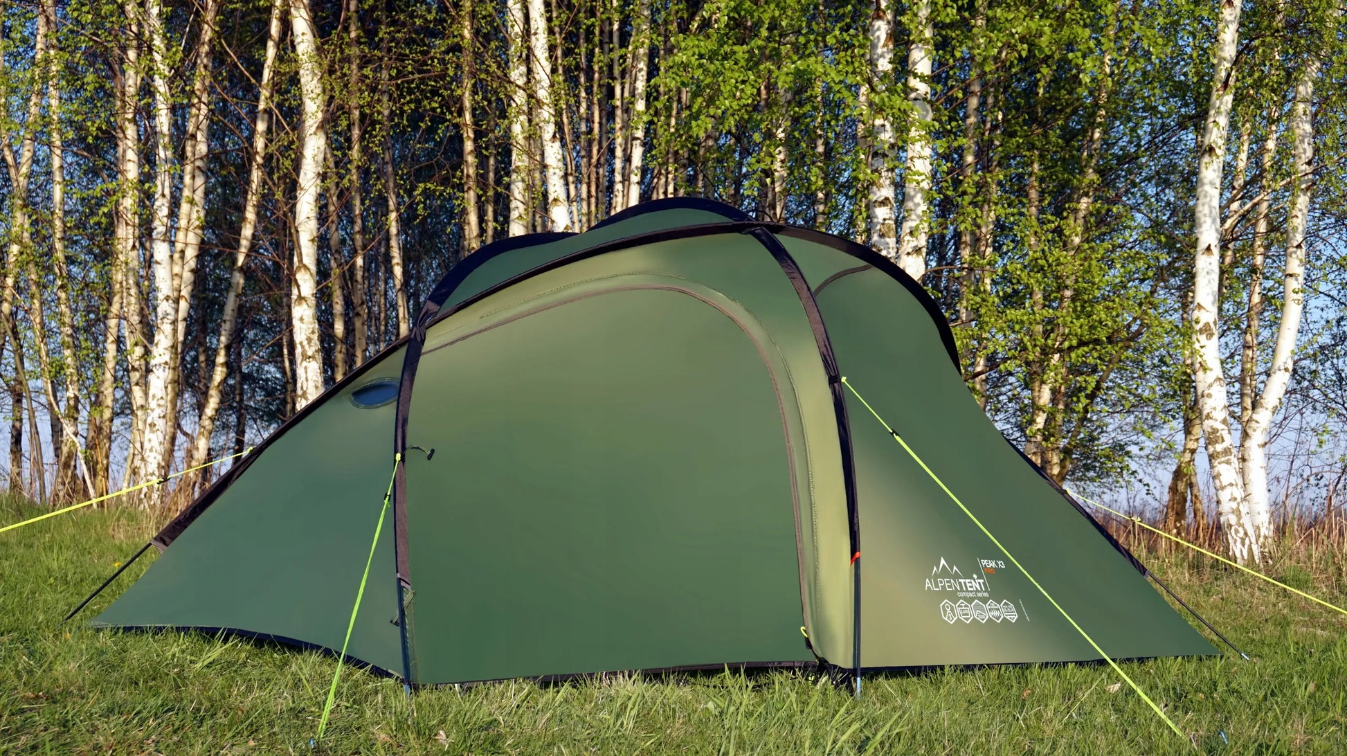Trivietė palapinė AlpenTent Peak X3 PRO 3,9 kg