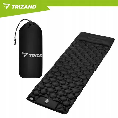 „Trizand“ savaime prisipučiantis turistinis čiužinys 190 × 60 cm su integruota kojine pompa ir dėklu