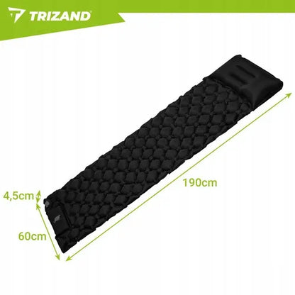 „Trizand“ savaime prisipučiantis turistinis čiužinys 190 × 60 cm su integruota kojine pompa ir dėklu