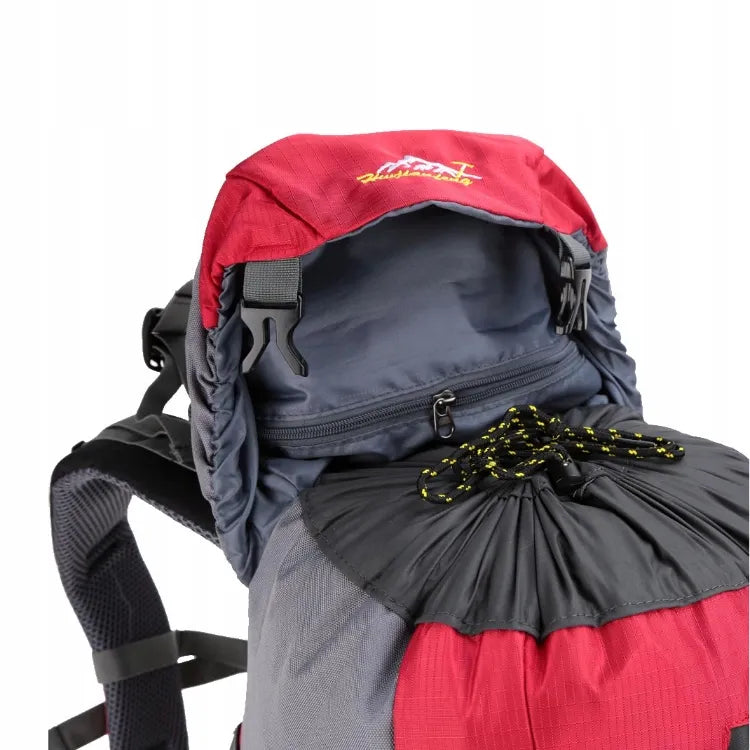 Turistinė kuprinė 45+5l Climber 1, tamsiai mėlyna, su apsauga nuo lietaus