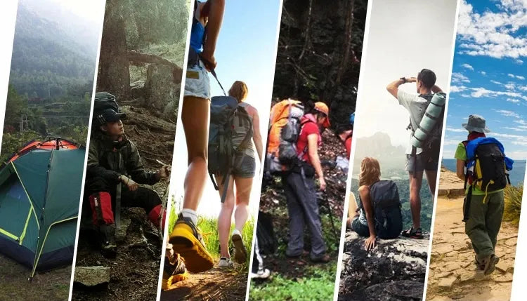 Turistinė kuprinė 45+5l Climber 1, tamsiai mėlyna, su apsauga nuo lietaus