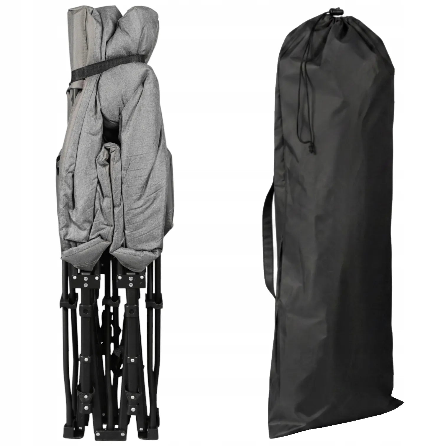 Turistinė lova Goliat 190x68 cm sulankstoma patogi lauko gultas