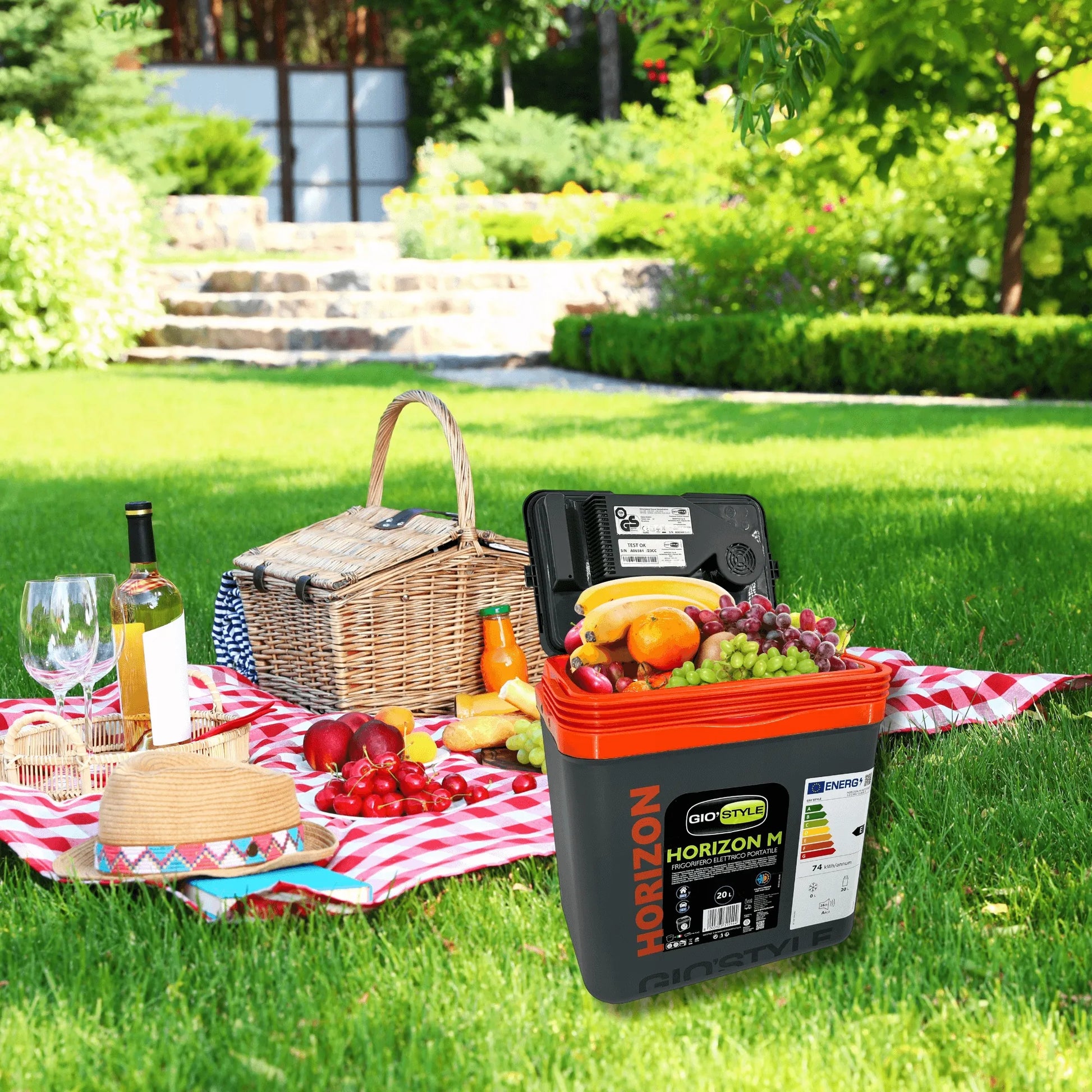 Turistinis šaldytuvas 20L 12/230V – elektrinis, su HOT&COLD funkcija