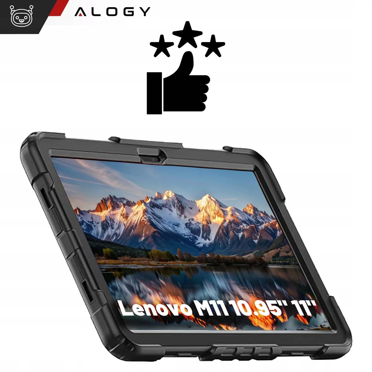 Tvirtas dėklas „Lenovo Tab M11“, K11, K11E 10,95″ / 11″ TB330FU TB330XU TB331FC