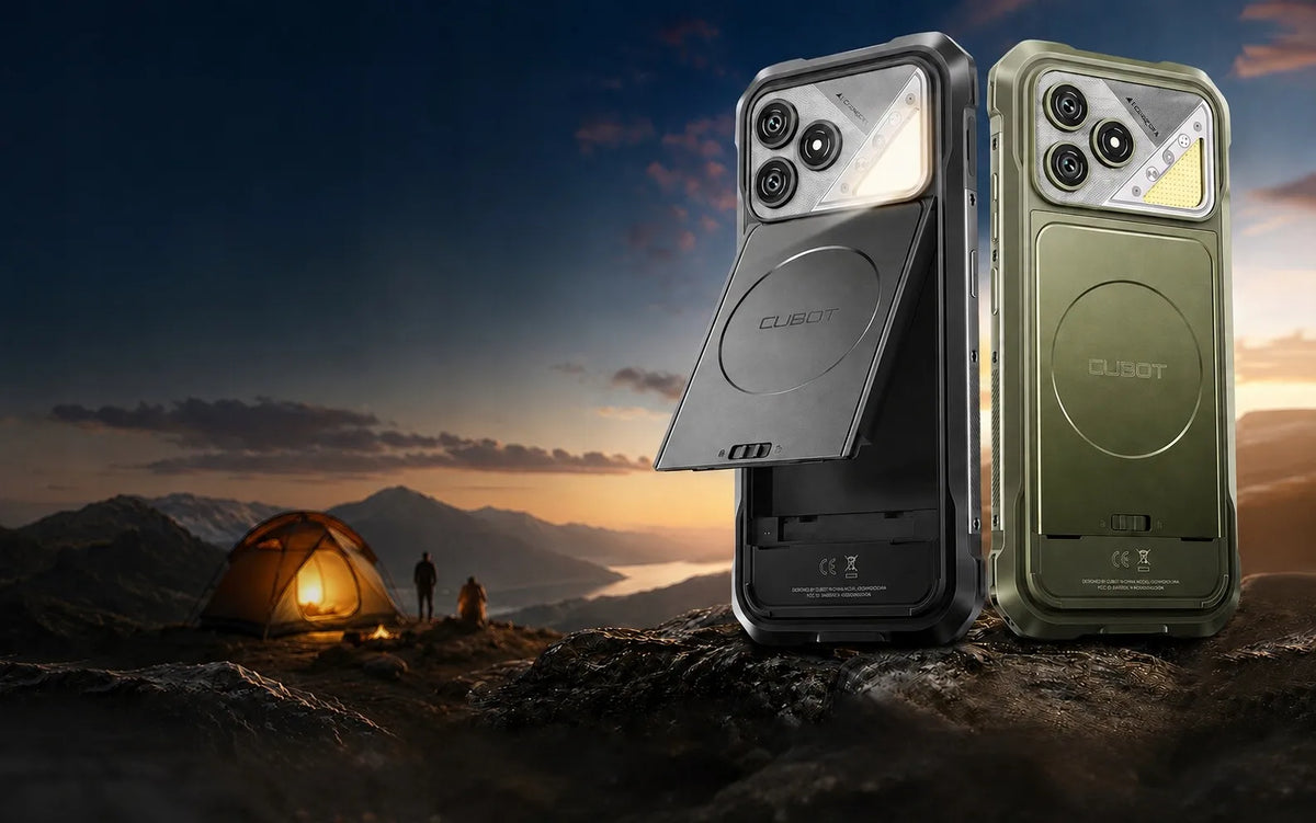 Tvirtas karinis išmanusis telefonas CUBOT KINGKONG DURA 20/128 GB su keičiama baterija