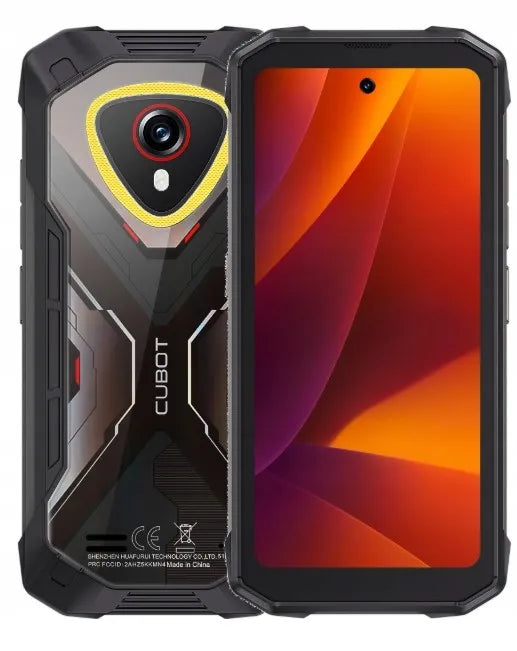 Tvirtas kompaktiškas išmanusis telefonas CUBOT KingKong Mini 4, 16/128 GB, NFC, „Dual SIM“, IP69K, juodas