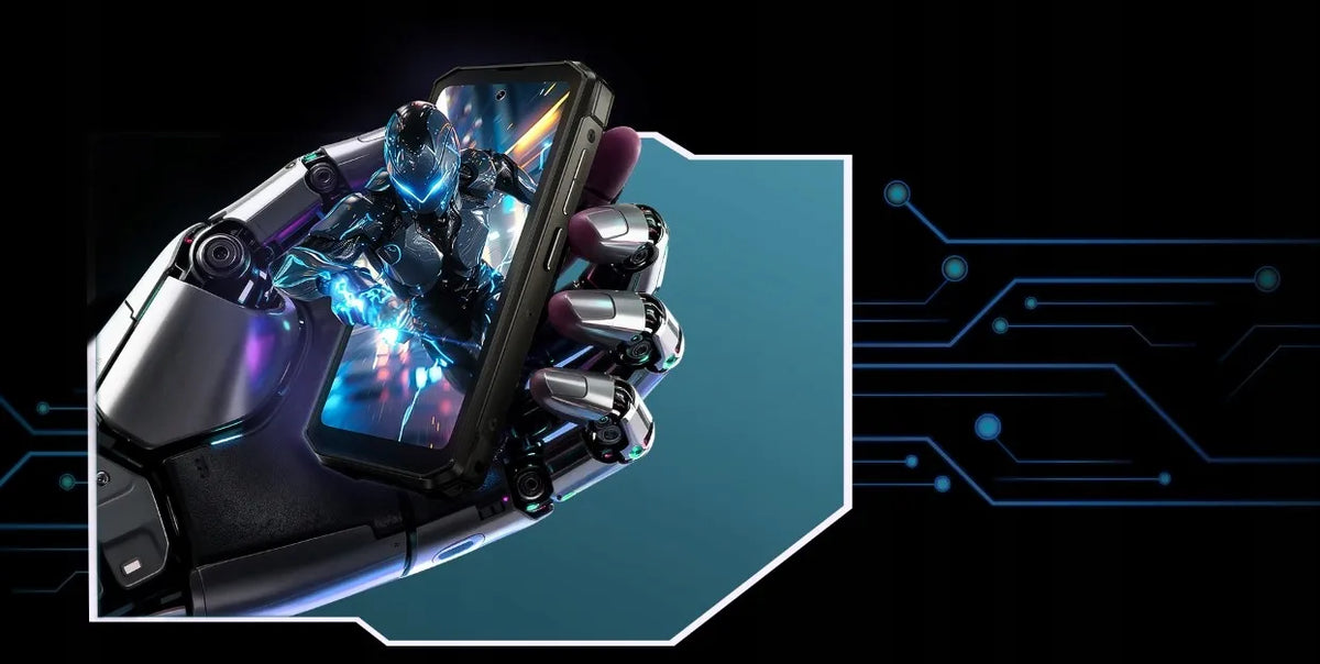 Tvirtas kompaktiškas išmanusis telefonas CUBOT KingKong Mini 4, 16/128 GB, NFC, „Dual SIM“, IP69K, juodas