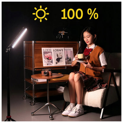 ULANZI B15 RGB 15W LED lempa fotografijai video studijai fotoaparatui kamerai VLOG