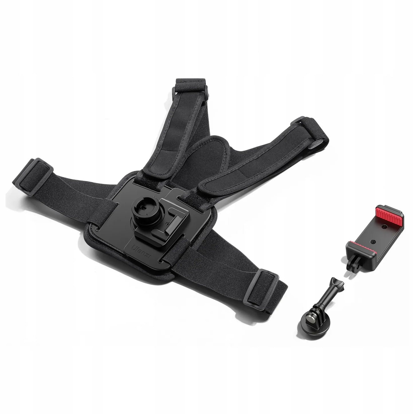 ULANZI CM028 GO-QUICK II krūtinės diržai GoPro, DJI, Insta360 kameroms ir išmaniesiems telefonams