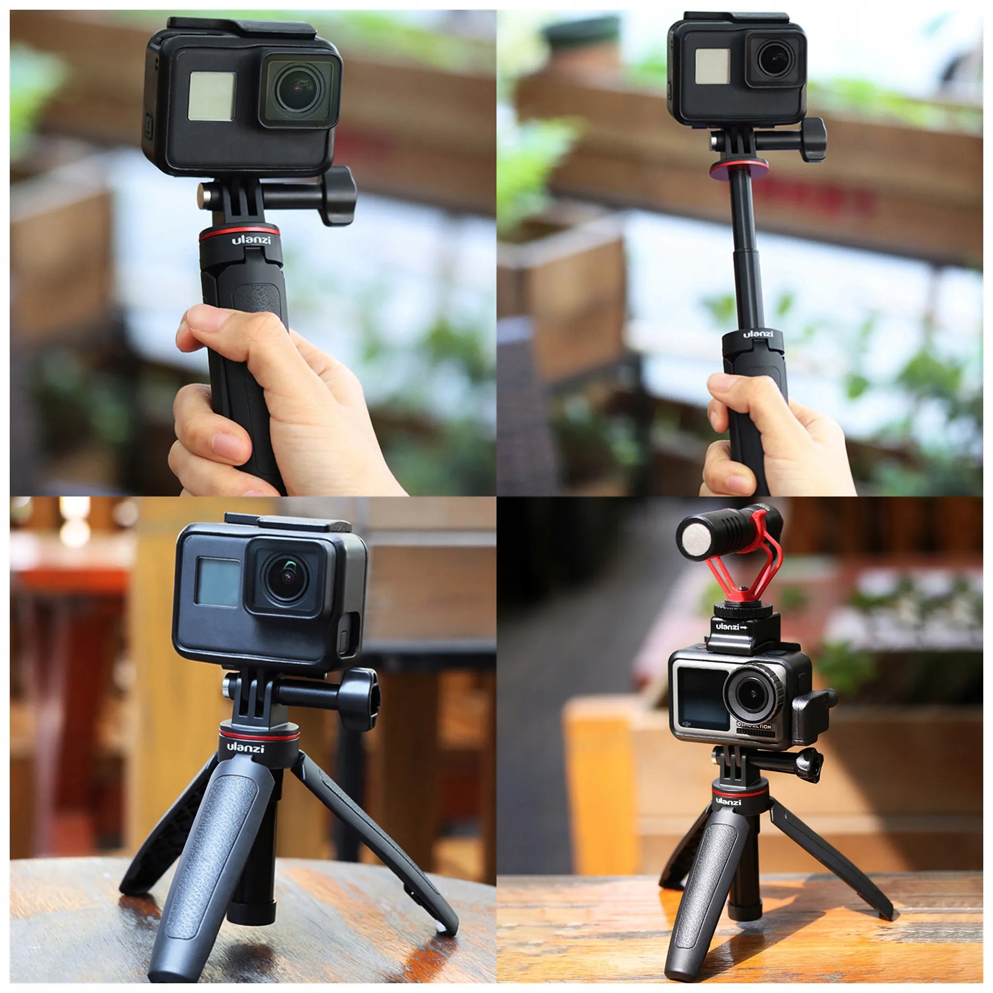 ULANZI MT-09 monopodas trikojis, skirtas GoPro MAX Hero 13 12 11 10 9 8