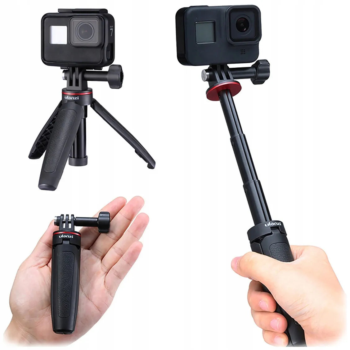 ULANZI MT-09 monopodas trikojis, skirtas GoPro MAX Hero 13 12 11 10 9 8