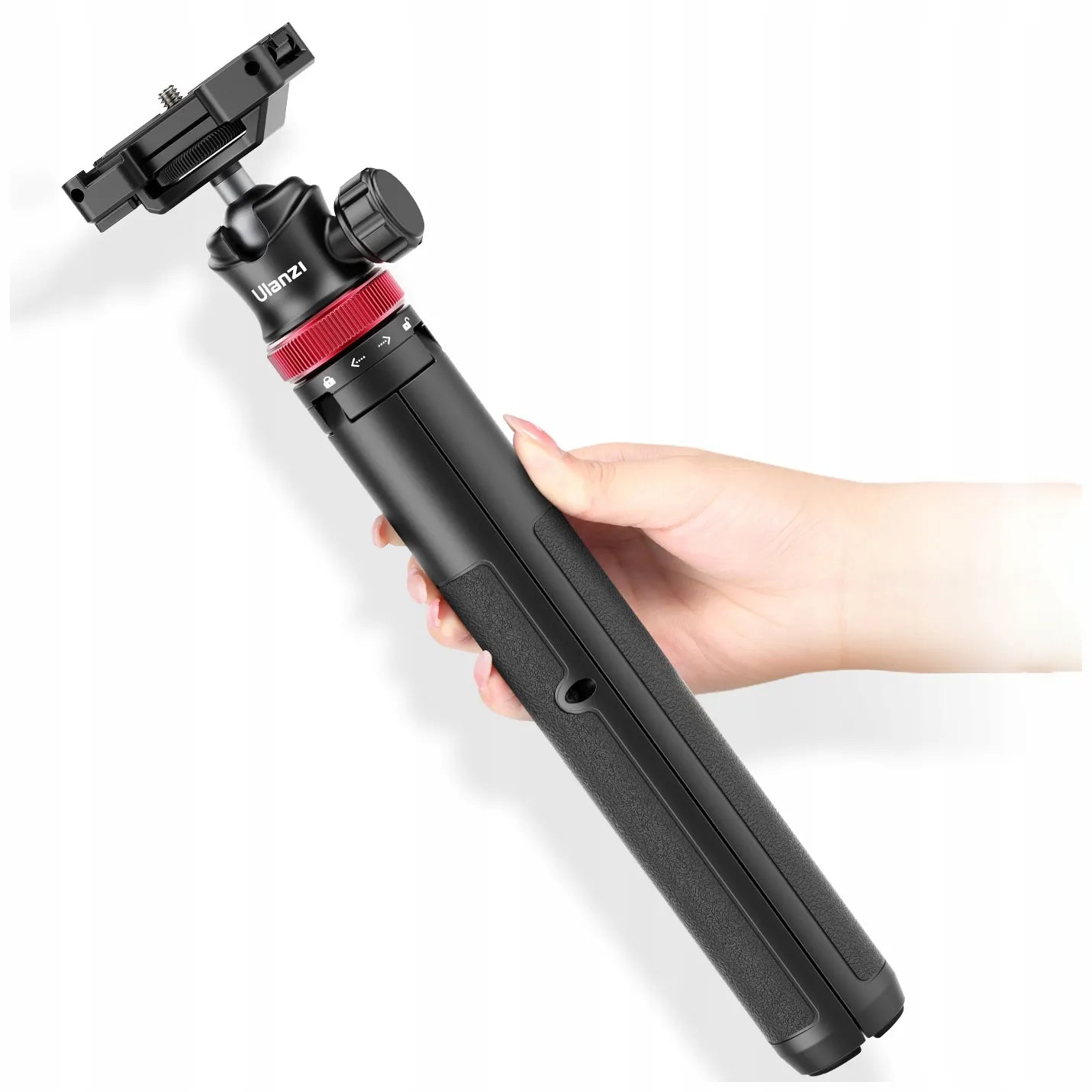 Ulanzi MT-44 trikojis monopodas asmenukių lazda kamerai, aparatui ir telefonui, keliamoji galia 1,5 kg