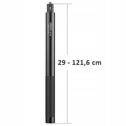 Ulanzi MT-58 monopodas, skirtas „Insta360“ nematomai asmenukių lazdelei, 1210 mm