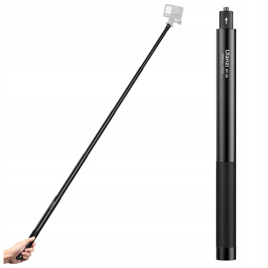 Ulanzi MT-58 monopodas, skirtas „Insta360“ nematomai asmenukių lazdelei, 1210 mm