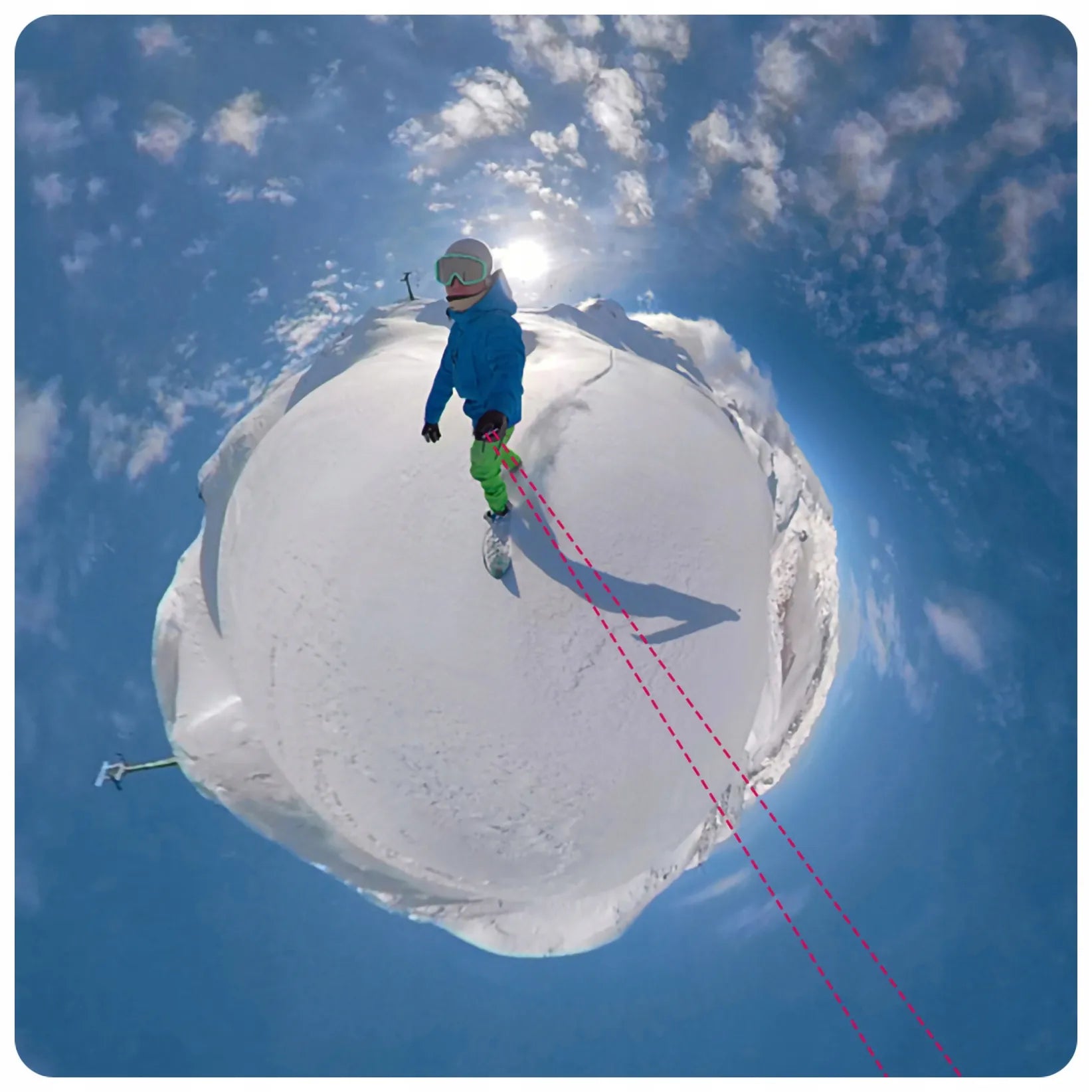 Ulanzi MT-58 monopodas, skirtas „Insta360“ nematomai asmenukių lazdelei, 1210 mm