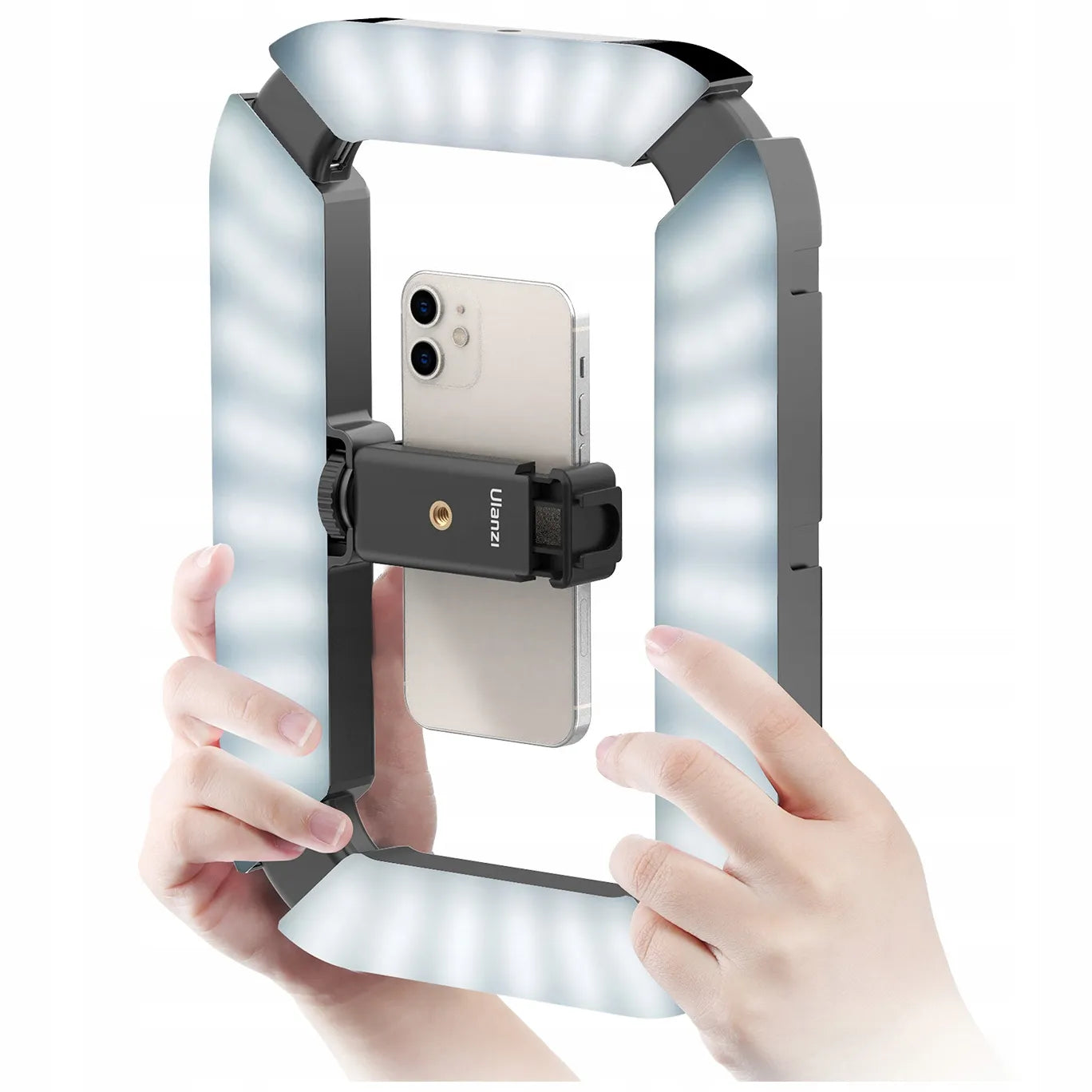Ulanzi U200 stabilizatorius, telefono stovas ir LED lempa