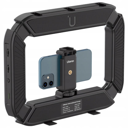 Ulanzi U200 stabilizatorius, telefono stovas ir LED lempa