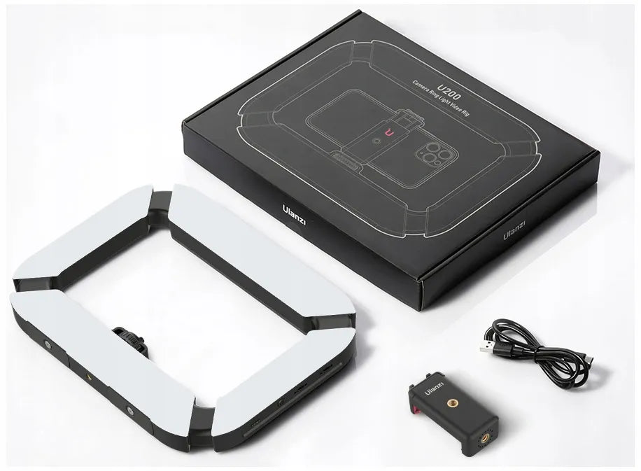 Ulanzi U200 stabilizatorius, telefono stovas ir LED lempa