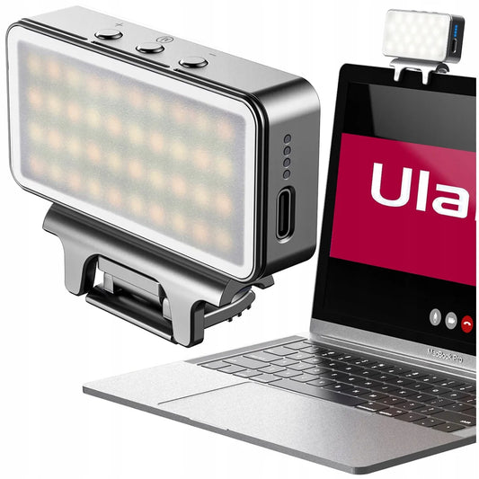 Ulanzi VIJIM CL08 aliumininė LED lempa nešiojamajam kompiuteriui, planšetei, su 850 mAh akumuliatoriumi