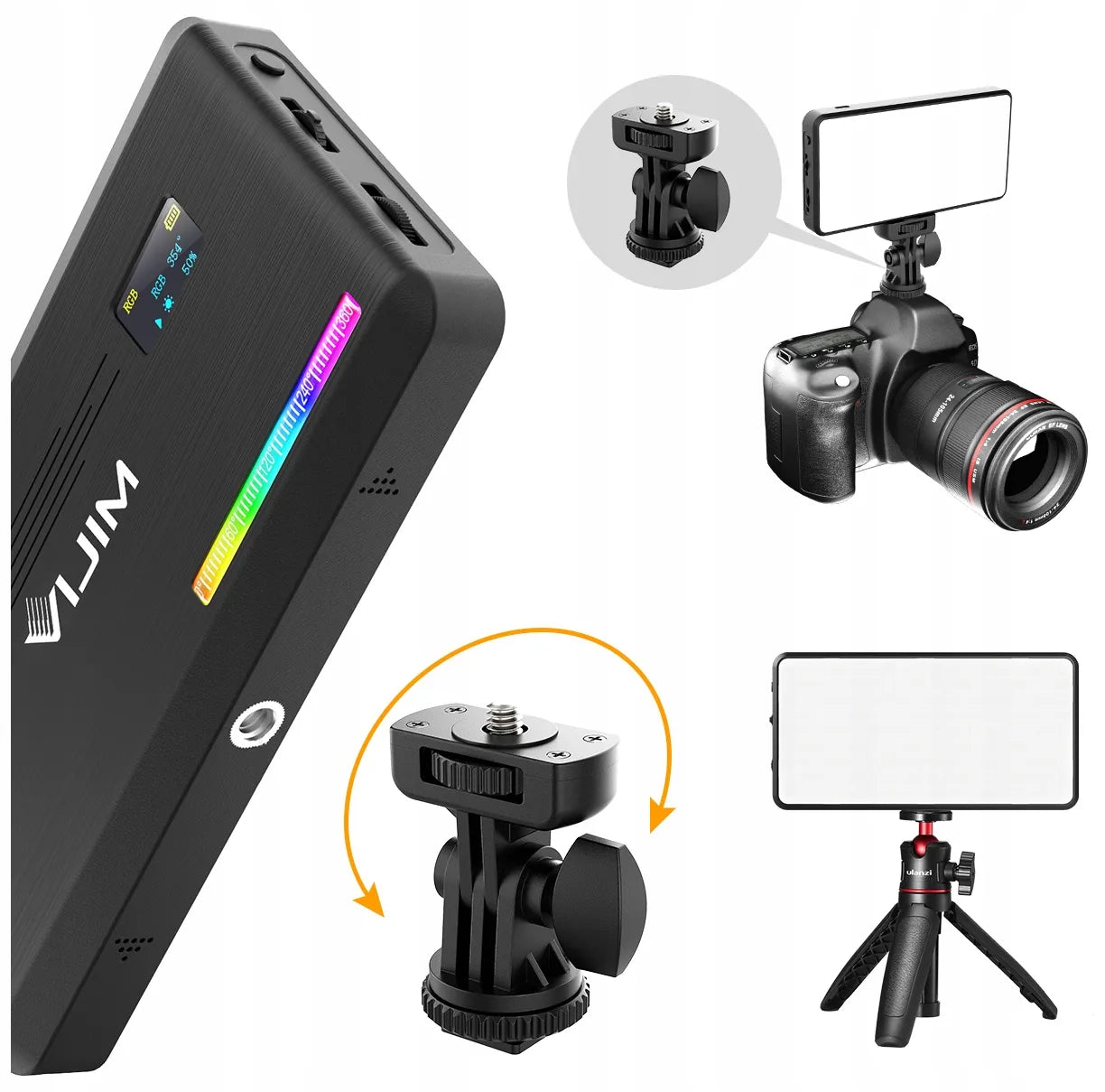 ULANZI VIJIM VL 196 LED RGB nuolatinis specialiųjų efektų apšvietimas