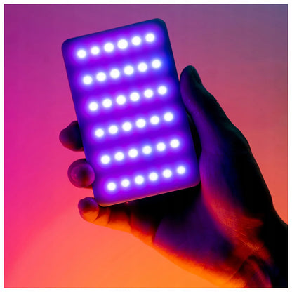 Ulanzi VL120 RGB LED lempa vaizdo kamerai, akumuliatorius 3100 mAh + priedai