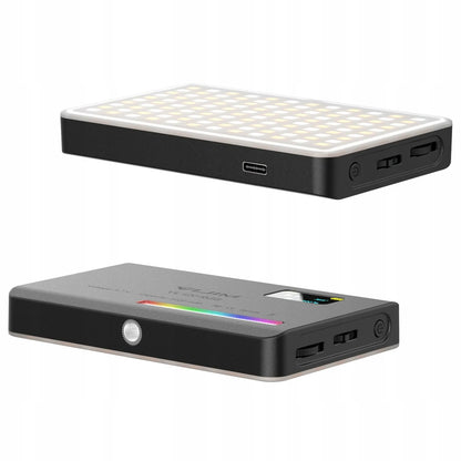 Ulanzi VL120 RGB LED lempa vaizdo kamerai, akumuliatorius 3100 mAh + priedai