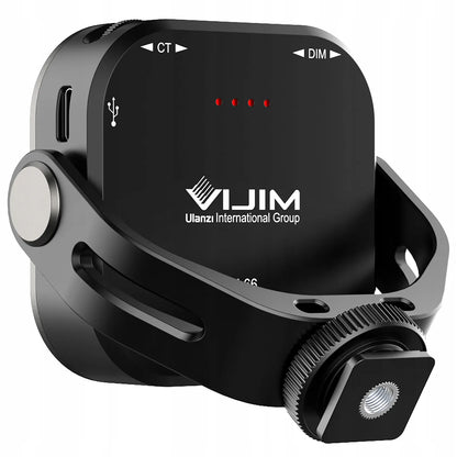 Ulanzi VL66 360 laipsnių besisukantis LED vaizdo apšvietimas 5W 2000mAh