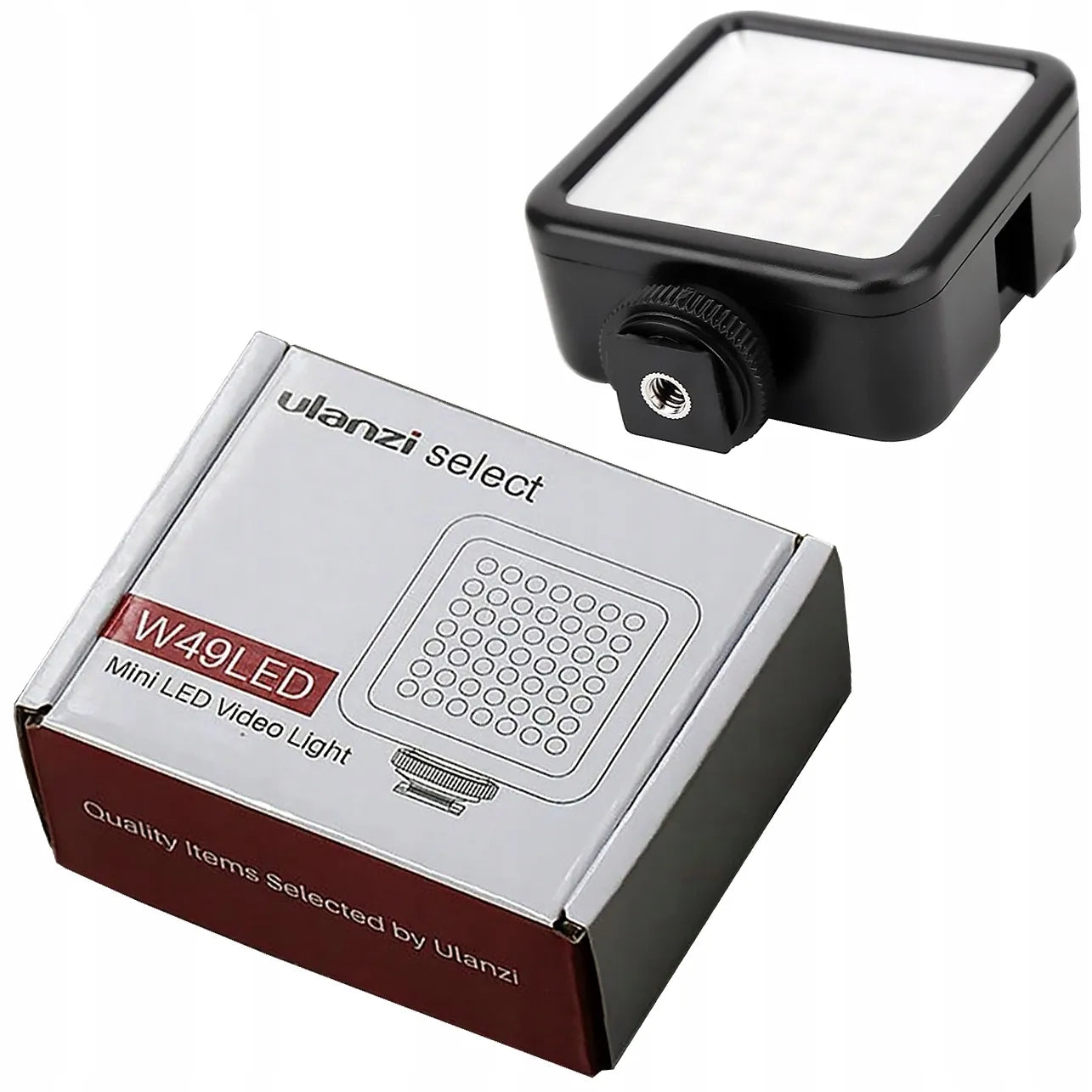 Ulanzi W49LED 49 LED vaizdo apšvietimas DSLR fotoaparatams, kameroms ir išmaniesiems telefonams