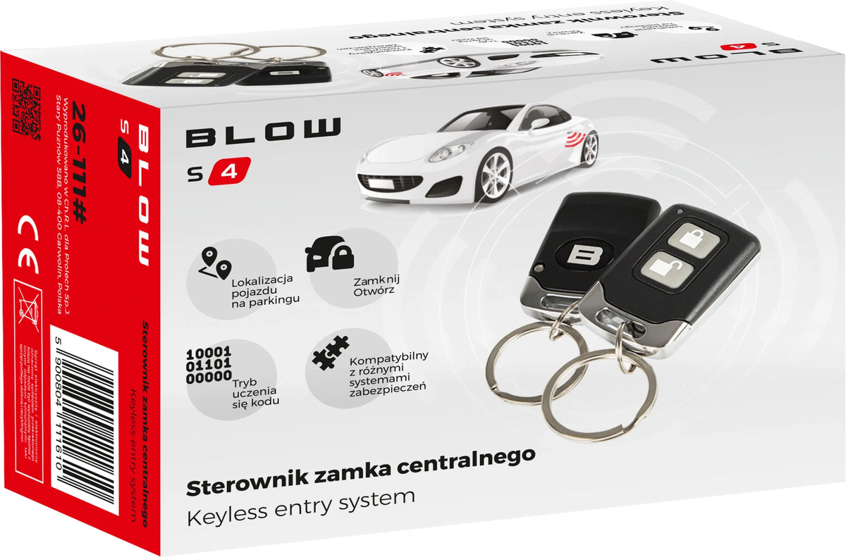 Universalus centrinio užrakto valdiklis, automobilio paieškos funkcija, 2 pulteliai, 12 V