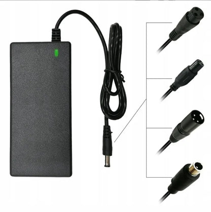 Universalus įkroviklis elektriniam paspirtukui 42V + jungtys