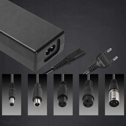 Universalus įkroviklis elektriniam paspirtukui 42V + jungtys