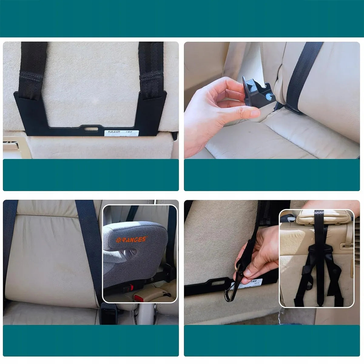Universalus ISOFIX adapteris automobilinės kėdutės tvirtinimas bazė patikimas montavimas automobilyje