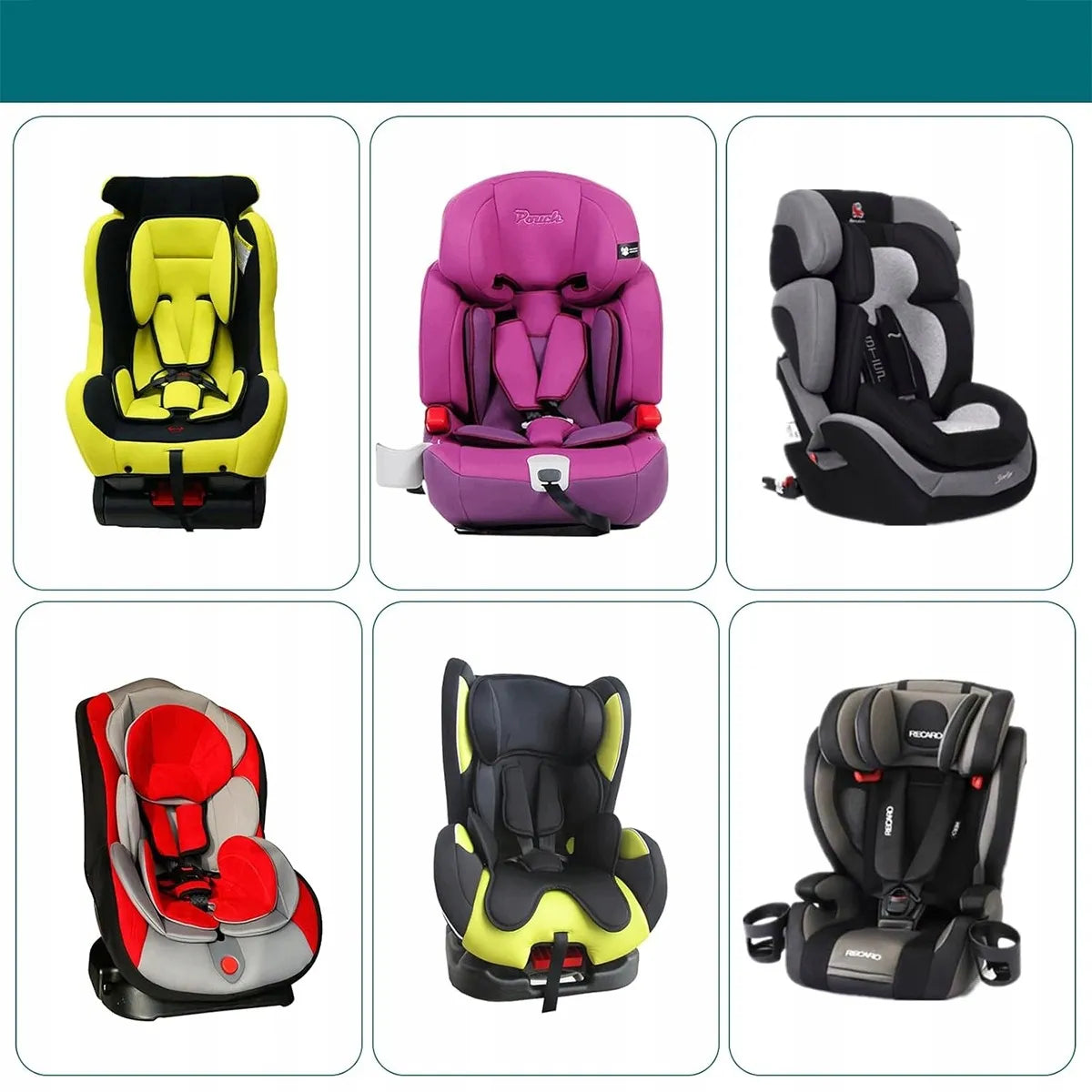 Universalus ISOFIX adapteris automobilinės kėdutės tvirtinimui patikimas montavimas