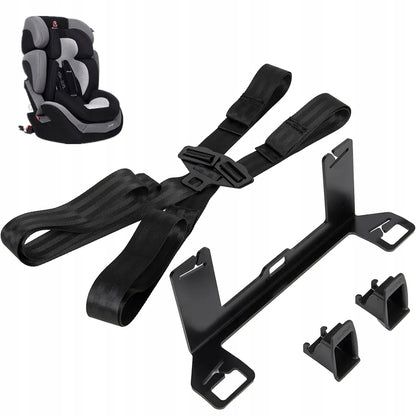 Universalus ISOFIX adapteris automobilinės kėdutės tvirtinimui patikimas montavimas