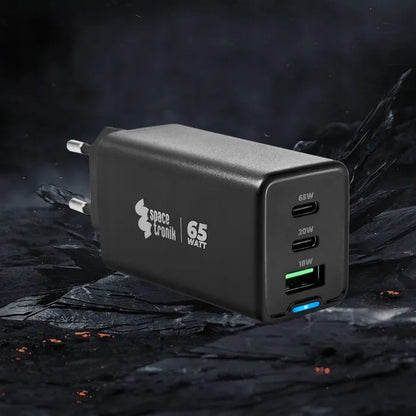 Universalus Spacetronik 65W 5A QC PD 3.0 3x USB tinklo įkroviklis
