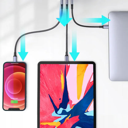 Universalus Spacetronik 65W 5A QC PD 3.0 3x USB tinklo įkroviklis