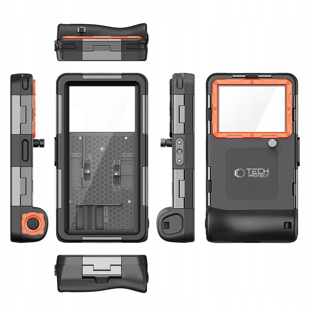 Universalus vandeniui atsparus dėklas Tech-Protect IPX8 Universal Diving Waterproof