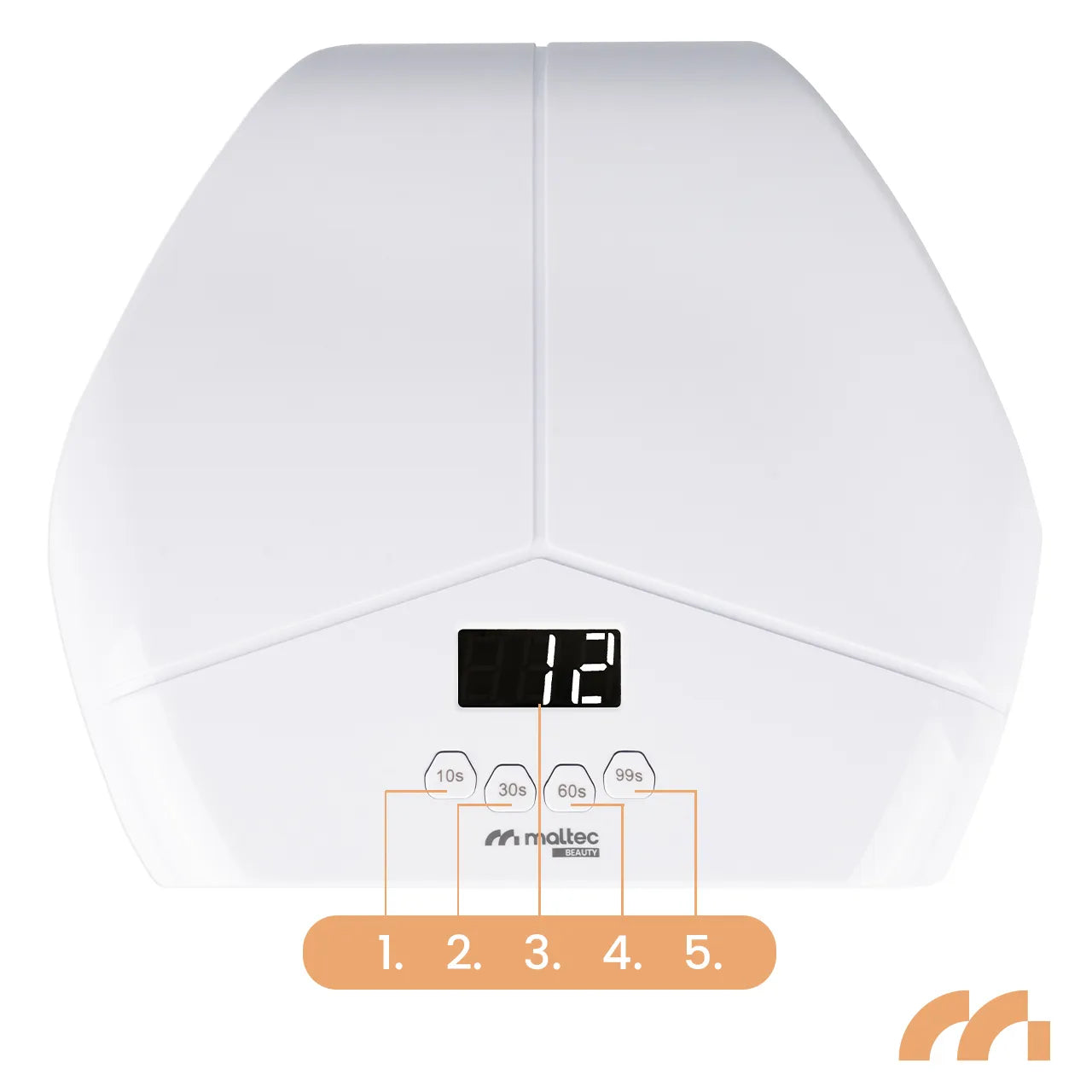 UV LED nagų lempa hibridiniams lakams ir geliui, 268W, veidrodinė