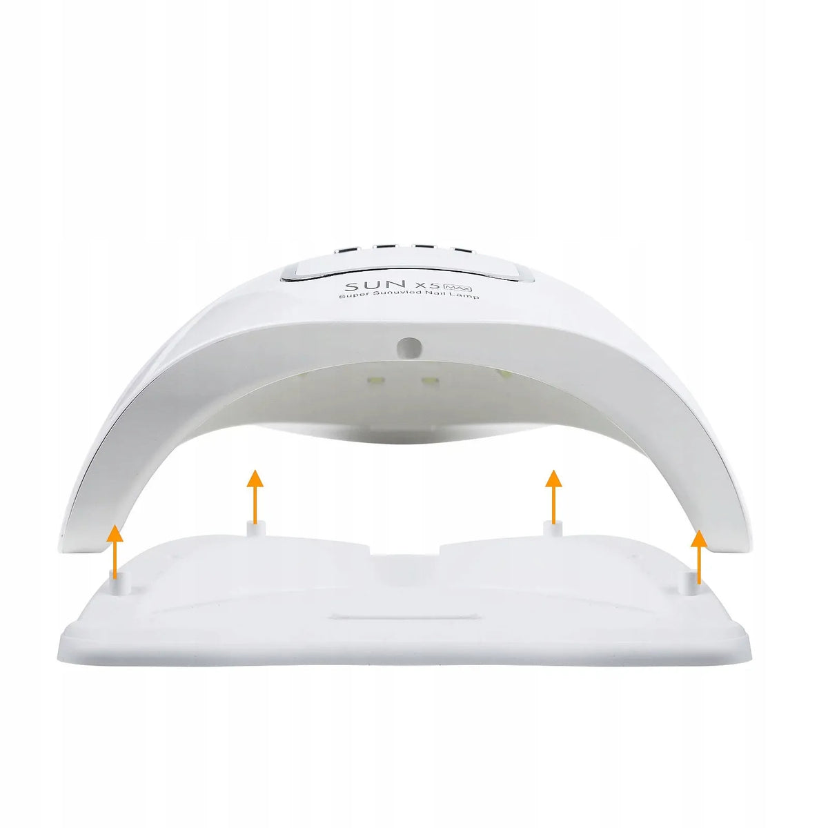 UV LED nagų lempa X5 max, LCD, DUAL, 120 W, geliniam lakui ir geliams