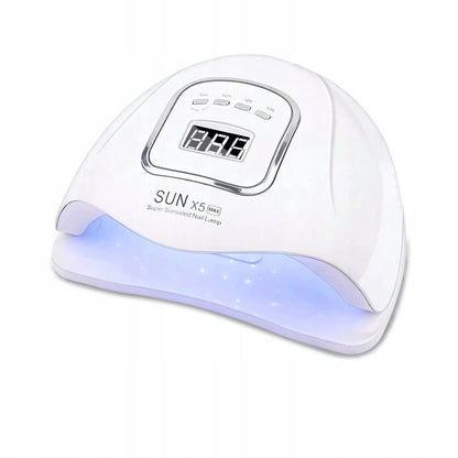 UV LED nagų lempa X5 max, LCD, DUAL, 120 W, geliniam lakui ir geliams