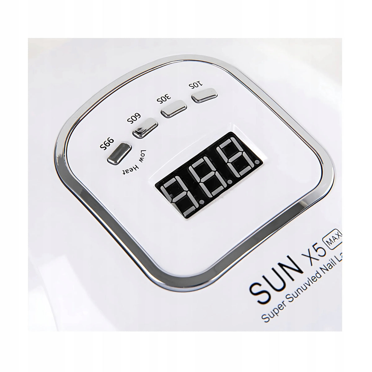 UV LED nagų lempa X5 max, LCD, DUAL, 120 W, geliniam lakui ir geliams