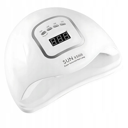 UV LED nagų lempa X5 max, LCD, DUAL, 120 W, geliniam lakui ir geliams