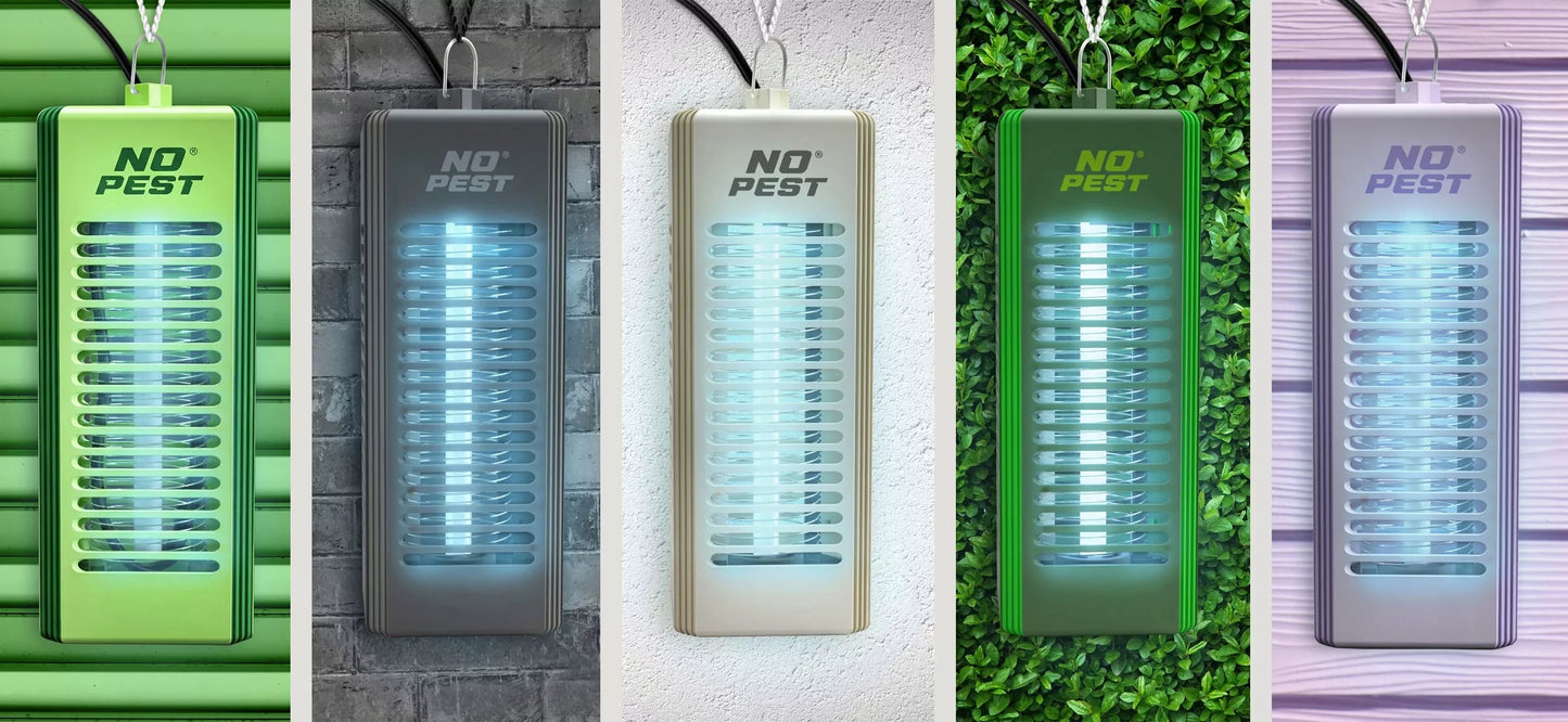 UV vabzdžių gaudyklė, elektrinė lempa No Pest Lumeo, smėlio spalvos