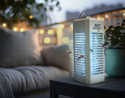 UV vabzdžių gaudyklė, elektrinė lempa No Pest Lumeo, smėlio spalvos
