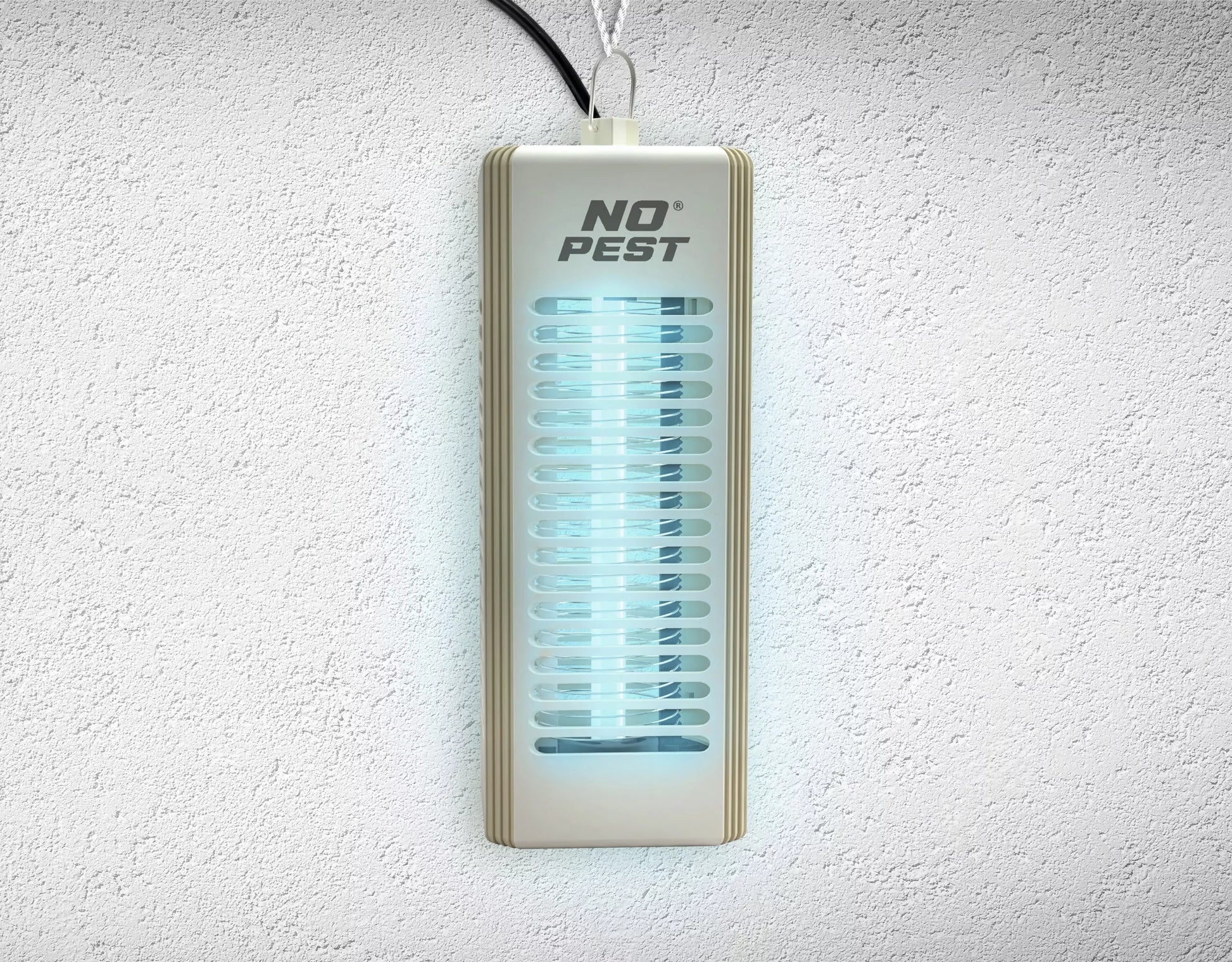 UV vabzdžių gaudyklė, elektrinė lempa No Pest Lumeo, smėlio spalvos