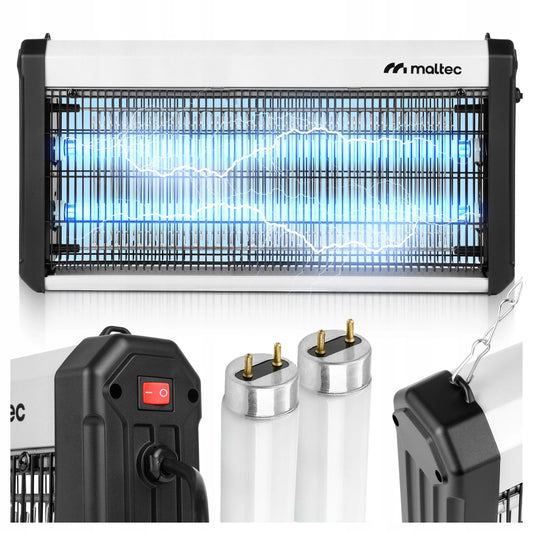 UV vabzdžių gaudyklė nuo uodų ir musių, galinga 30W, 3800V