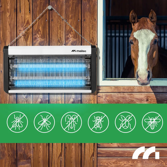 UV vabzdžių gaudyklė nuo uodų ir musių, galinga 30W, 3800V