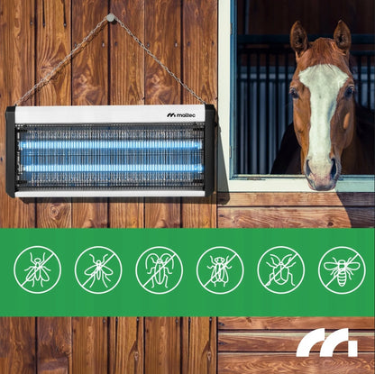 UV vabzdžių gaudyklė nuo uodų, musių ir kitų vabzdžių MalTec MasterKiller40W, 40 W, 3800 V
