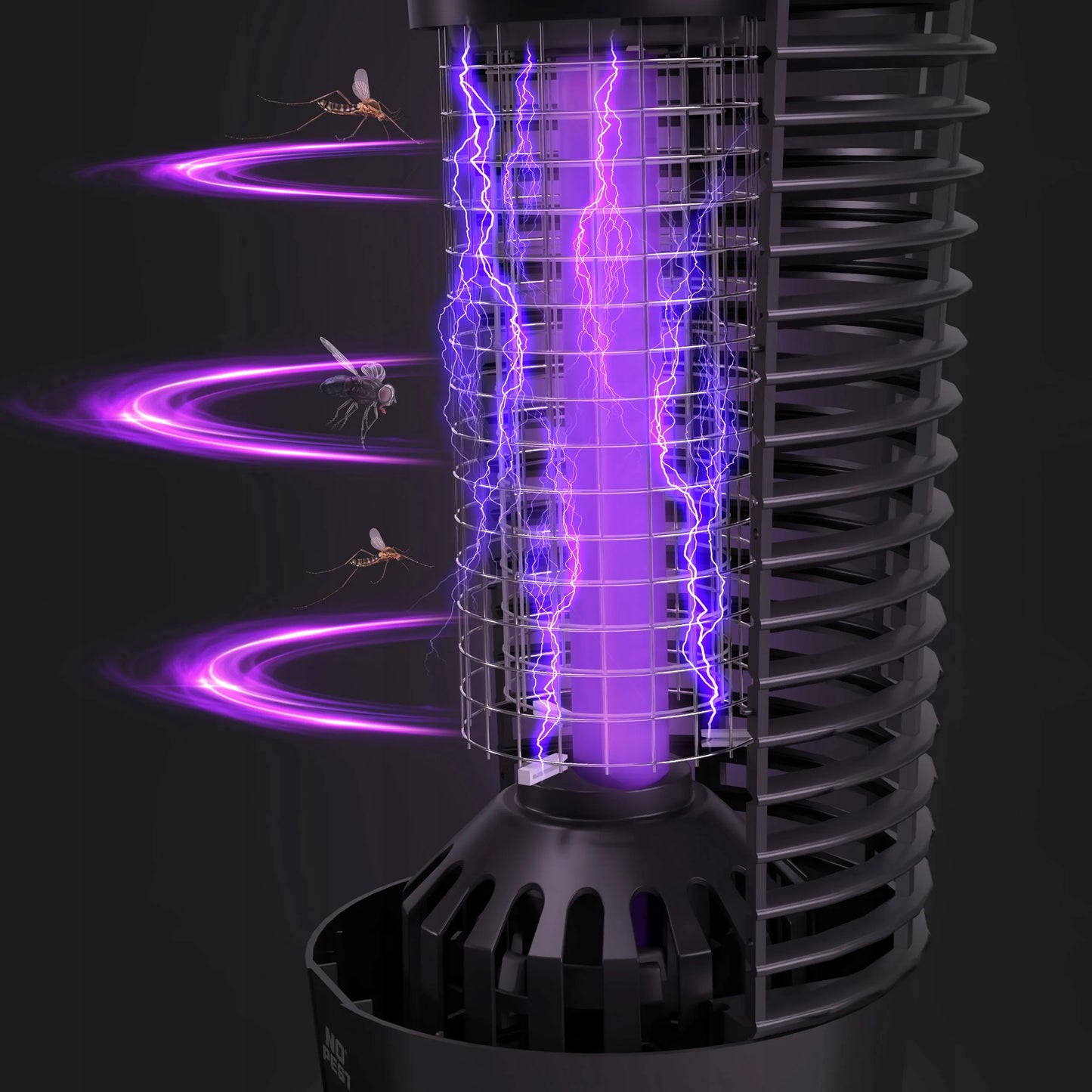 UV vabzdžių gaudyklė nuo uodų, musių, kandžių 4500V 40W No Pest XXL